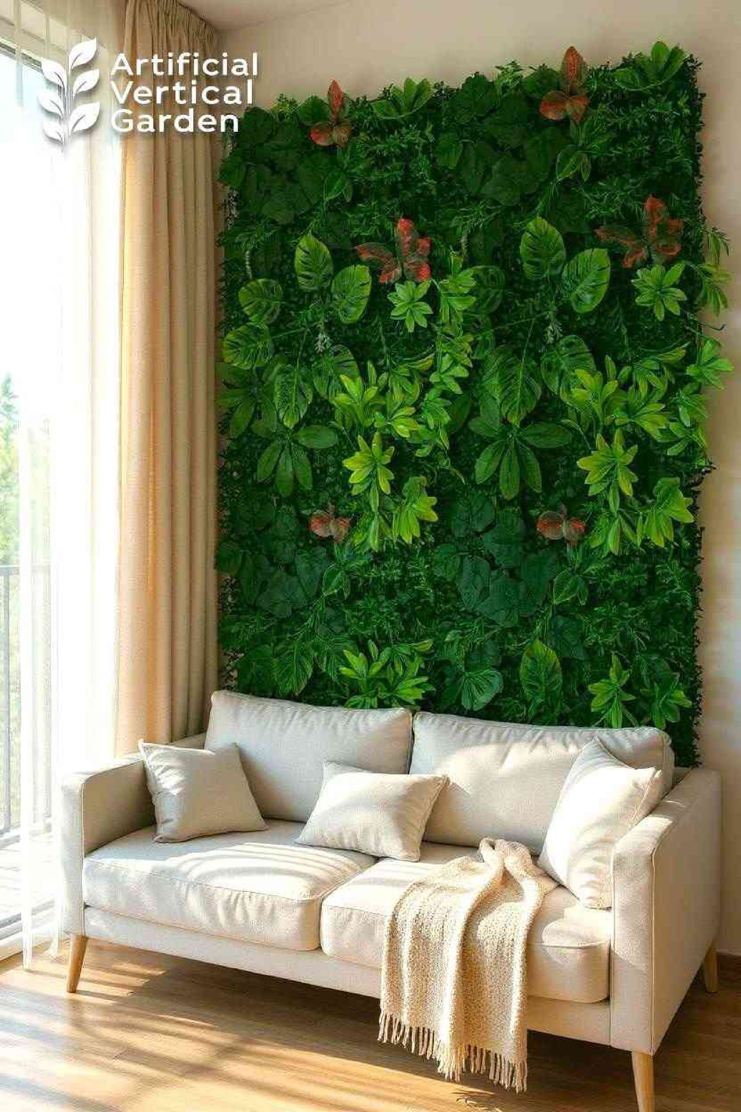 CR-J Artificial Vertical Garden Sheet (Pack of 10pcs) (Size 16 x 24 Inches) SWASTIK CREATIONS The Trend Point
