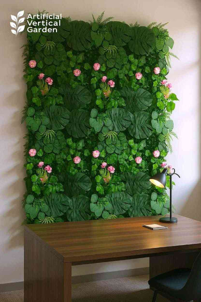 CR-P Artificial Grass Vertical Garden Sheet (Pack of 10pcs) (Size 16 x 24 Inches)