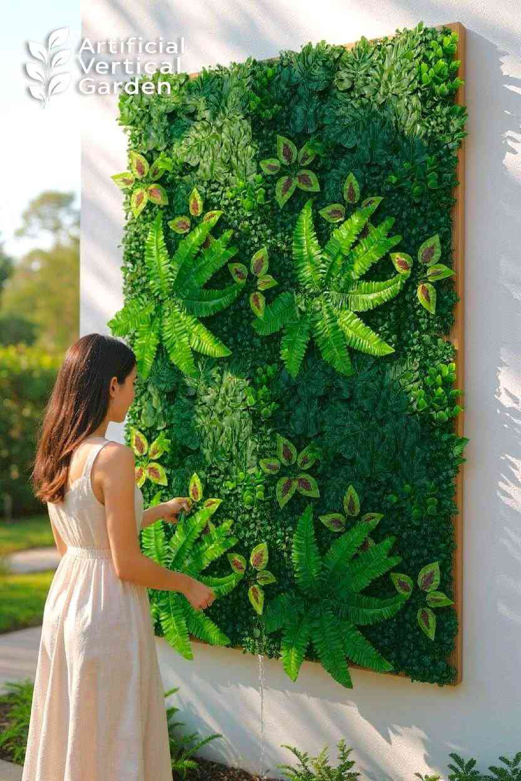 CR-L Artificial Grass Vertical Garden Sheet (Min 10pcs) (Size 16 x 24 Inches)