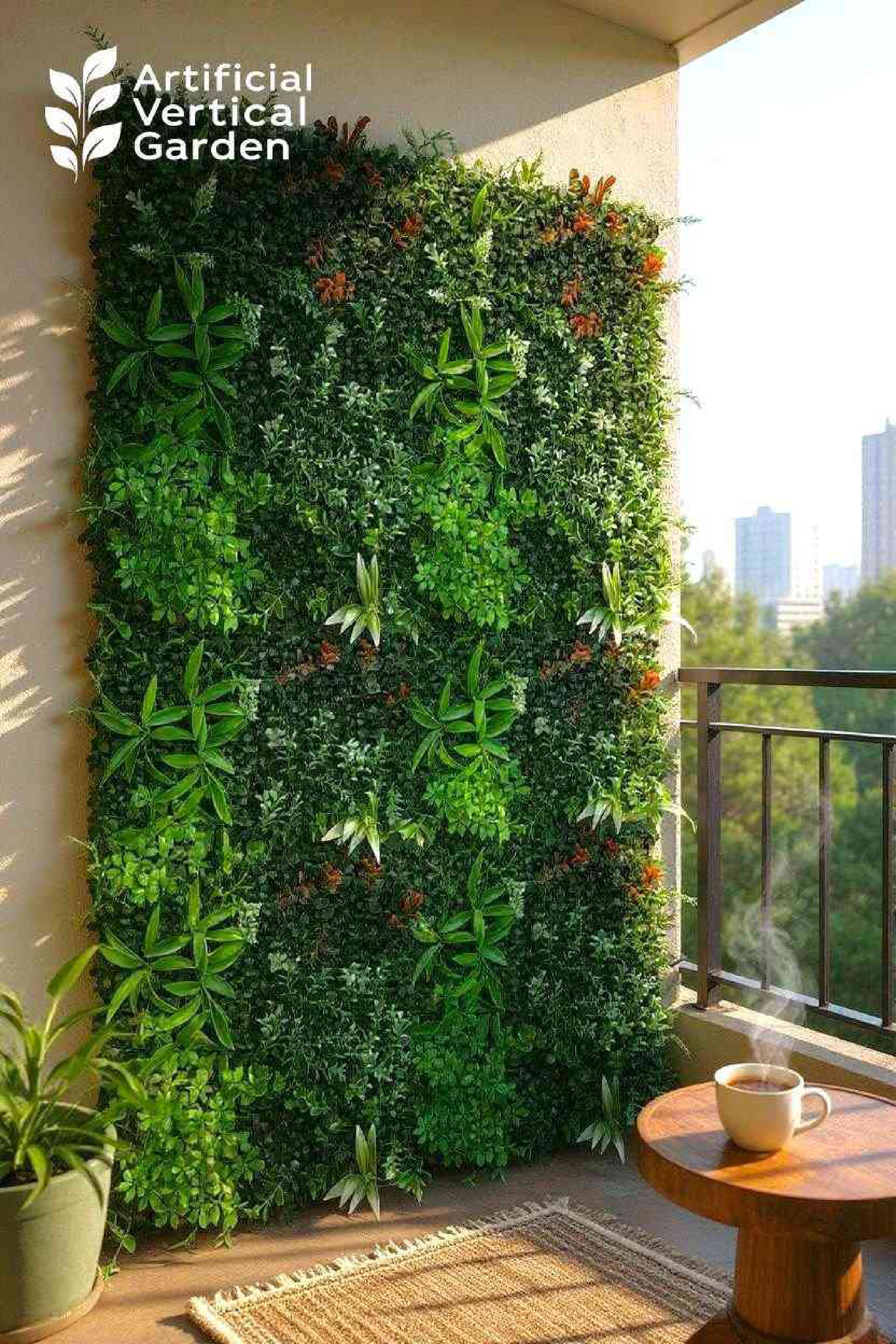 CR-G Artificial Grass Vertical Garden Sheet (Min 10pcs) (Size 16 x 24 Inches)