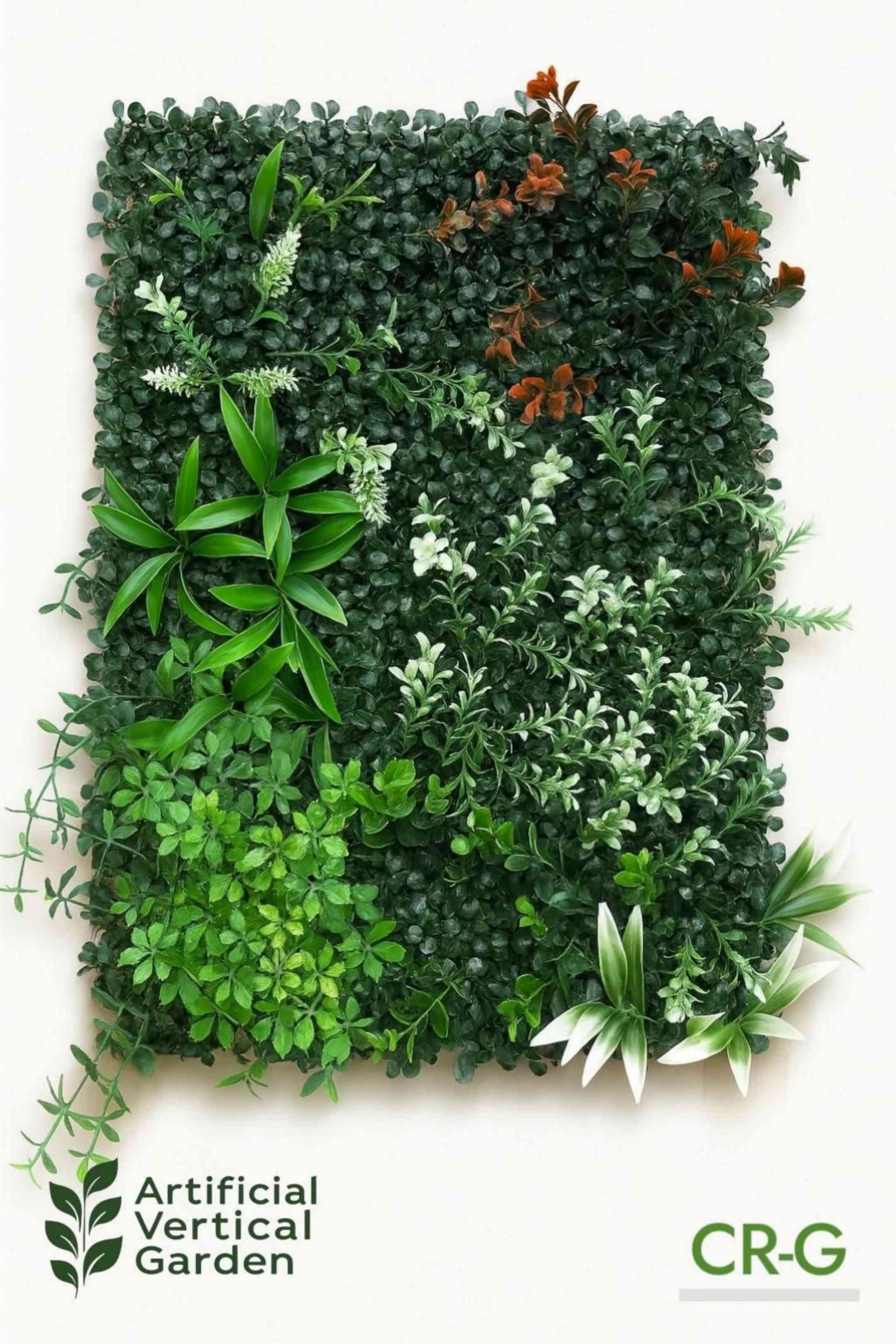 CR-G Artificial Grass Vertical Garden Sheet (Pack of 10pcs) (Size 16 x 24 Inches)