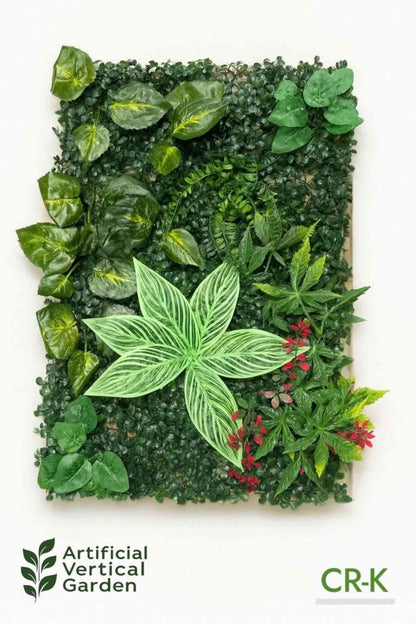 CR-K Artificial Grass Vertical Garden Sheet (Pack of 10pcs) (Size 16 x 24 Inches)