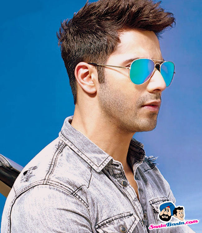 Purosangue 3026 Aviator Sunglasses (SUN-RN-3026-AQG3BLK-M) SWASTIK CREATIONS The Trend Point