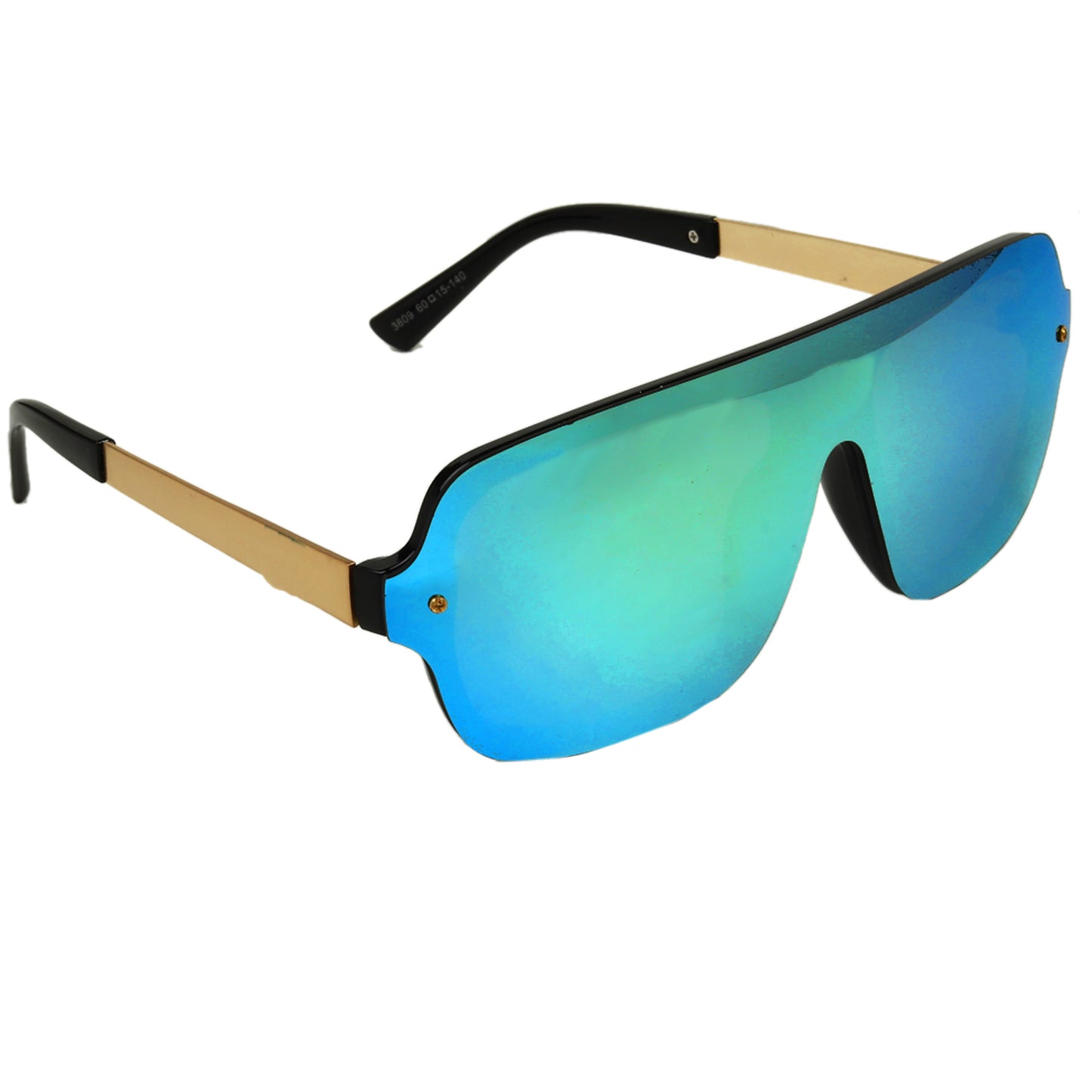 Aqua Green Ezkel Square Sunglasses (SUN-GC-3809-AQG3GLD) - SWASTIK CREATIONS The Trend Point SWASTIK CREATIONS The Trend Point