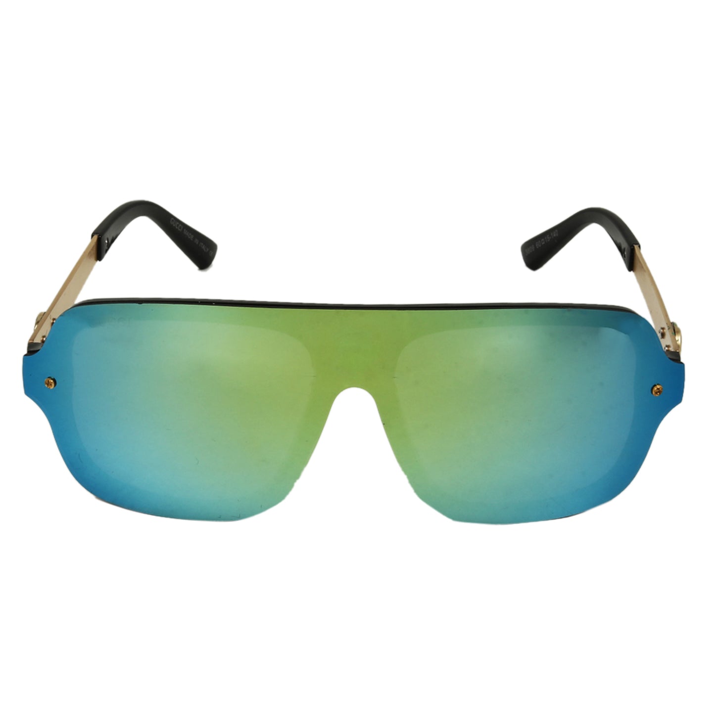 Aqua Green Ezkel Square Sunglasses (SUN-GC-3809-AQG3GLD) - SWASTIK CREATIONS The Trend Point SWASTIK CREATIONS The Trend Point