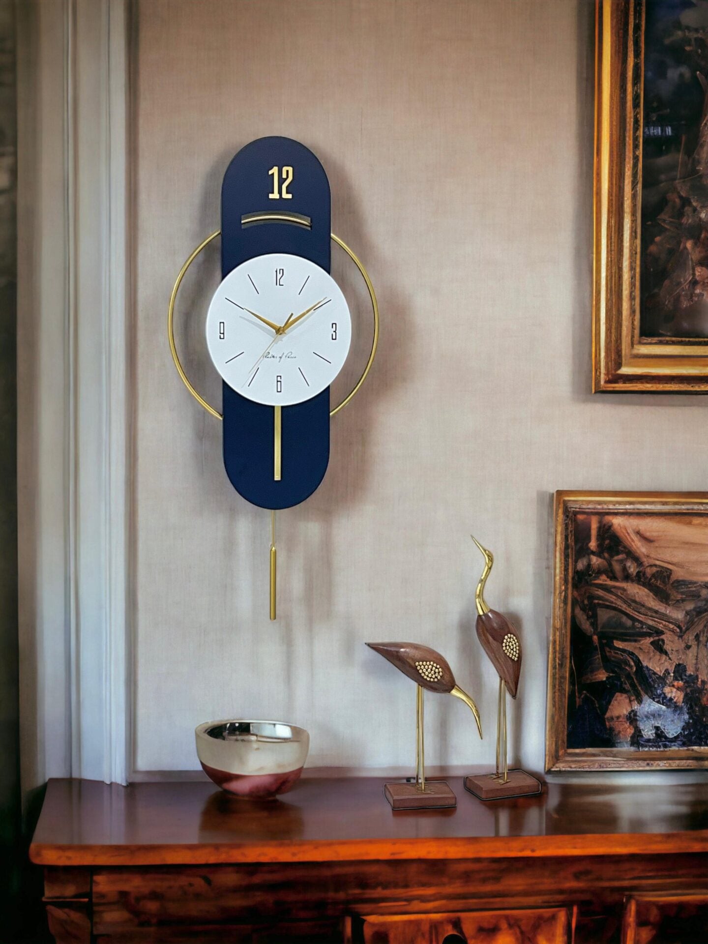 Modern Pendulum Wall Clock