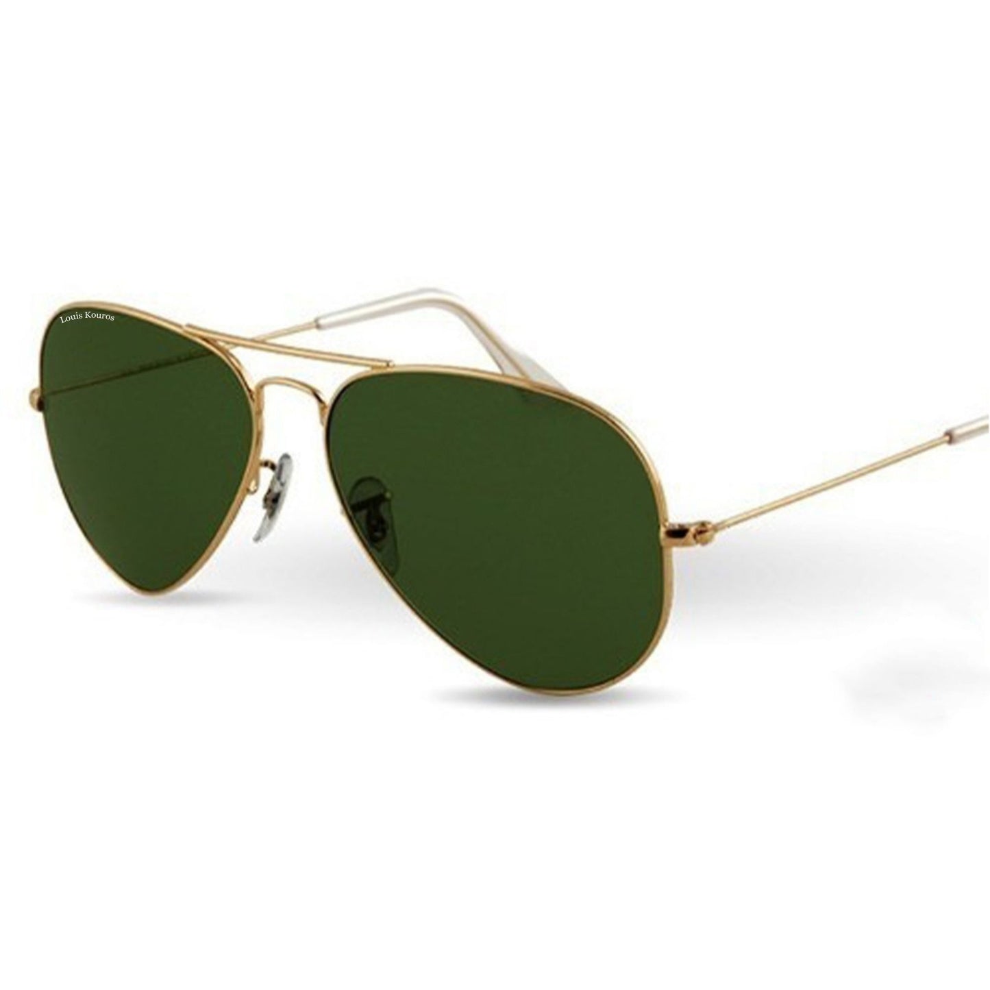 Purosangue 3026 Aviator Sunglasses (SUN-LK-3026-GRN1GLD-M-A) SWASTIK CREATIONS The Trend Point