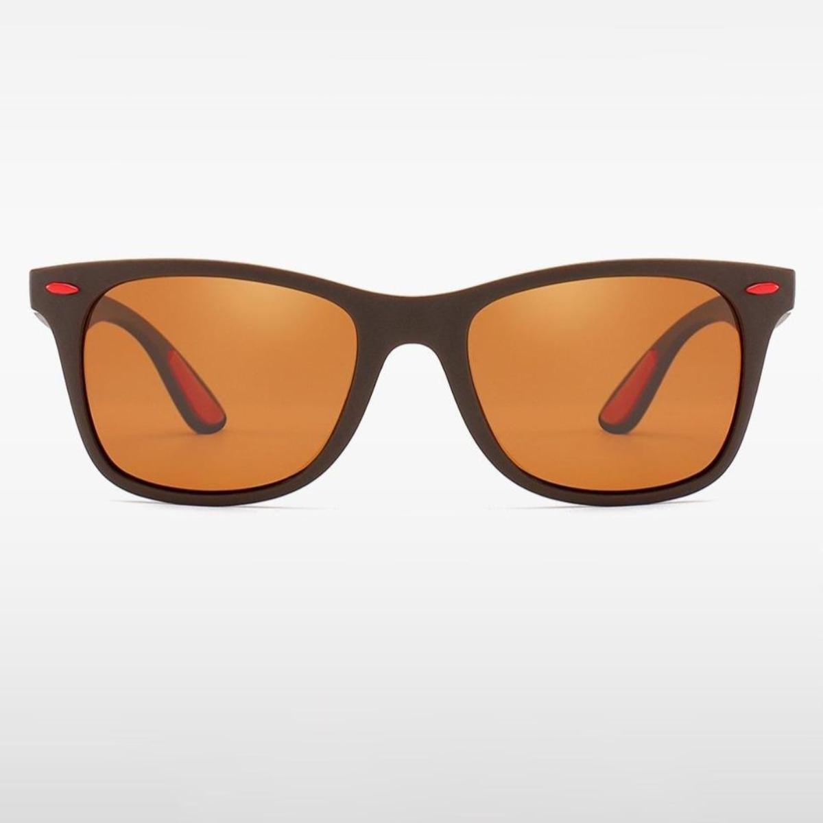 Brown VENOM Square Sunglasses (SUN-RN-4195-BRN1GLD-M) SWASTIK CREATIONS The Trend Point