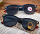 Black VENOM Square Sunglasses (SUN-RN-4195-BLK1GLD-M)