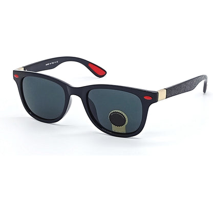 Black VENOM Square Sunglasses (SUN-RN-4195-BLK1GLD-M)