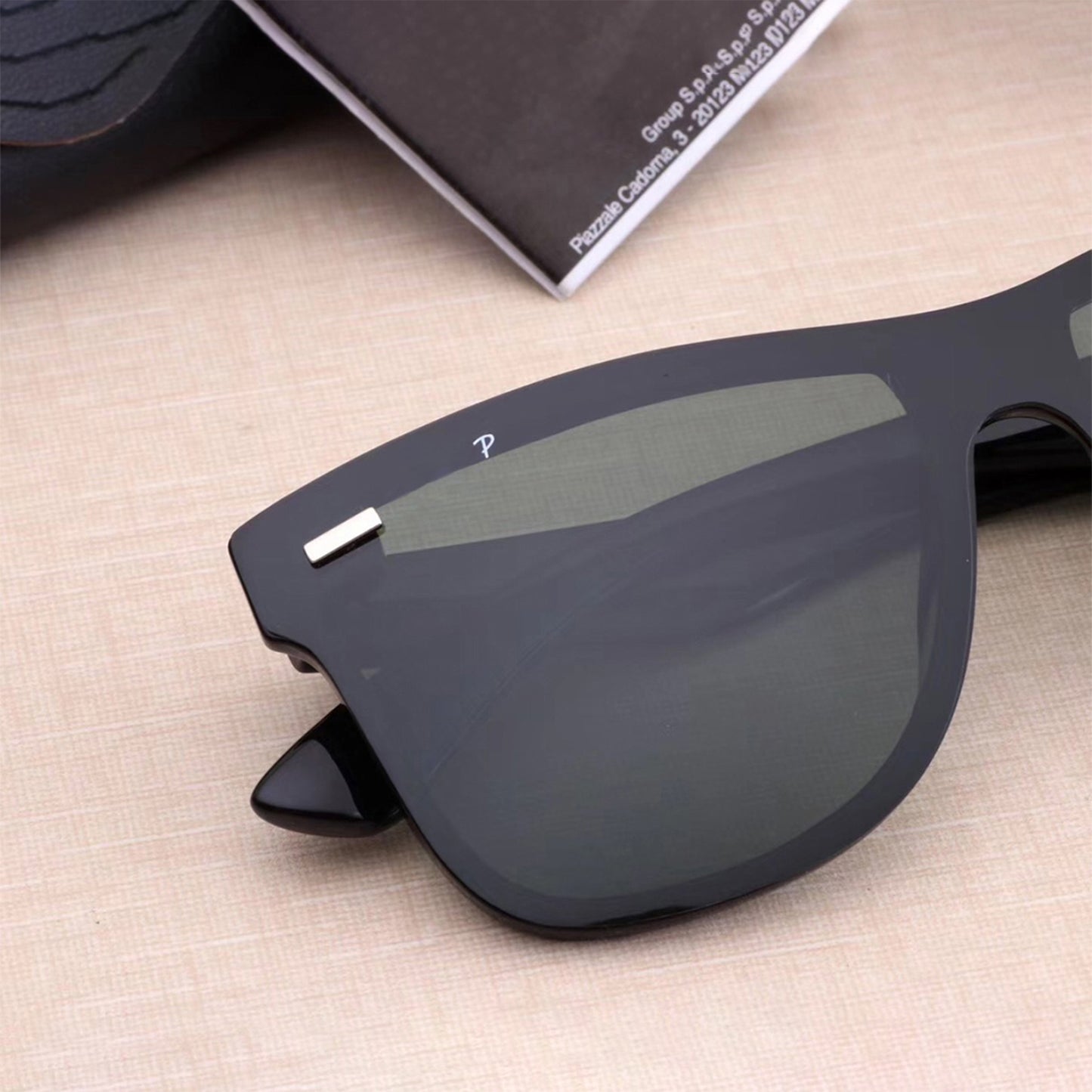 Black Wildckey Square Sunglasses (SUN-RN-0650-BLK1BLK-P) SWASTIK CREATIONS The Trend Point