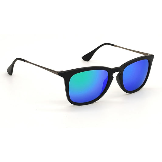 RIBA 4187 Square Sunglasses (SUN-RN-4187-AQG3BLK-M)