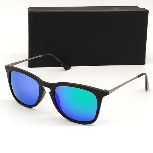 RIBA 4187 Square Sunglasses (SUN-RN-4187-AQG3BLK-M)