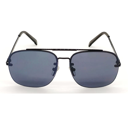 Black REBEL Square Sunglasses (SUN-LC-11089-BLK1BLK) - SWASTIK CREATIONS The Trend Point