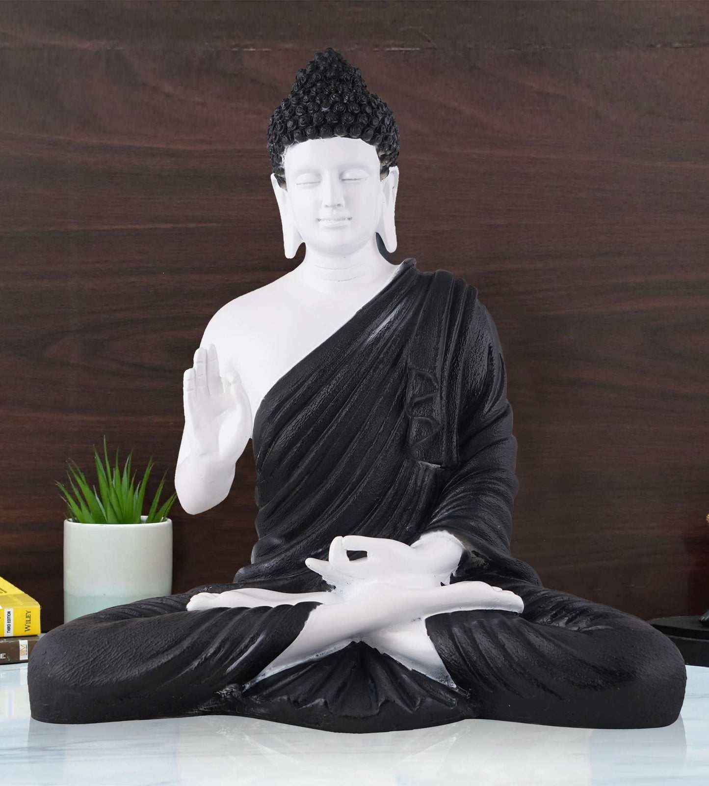 Swastik Trend Point Gautam Buddha Statue Showpiece Idol Figurine for Feng Sui, Vastu, Home Decor, Office, Diwali, Gifting, Living Room, Bedroom, Study Table -7 SWASTIK CREATIONS The Trend Point