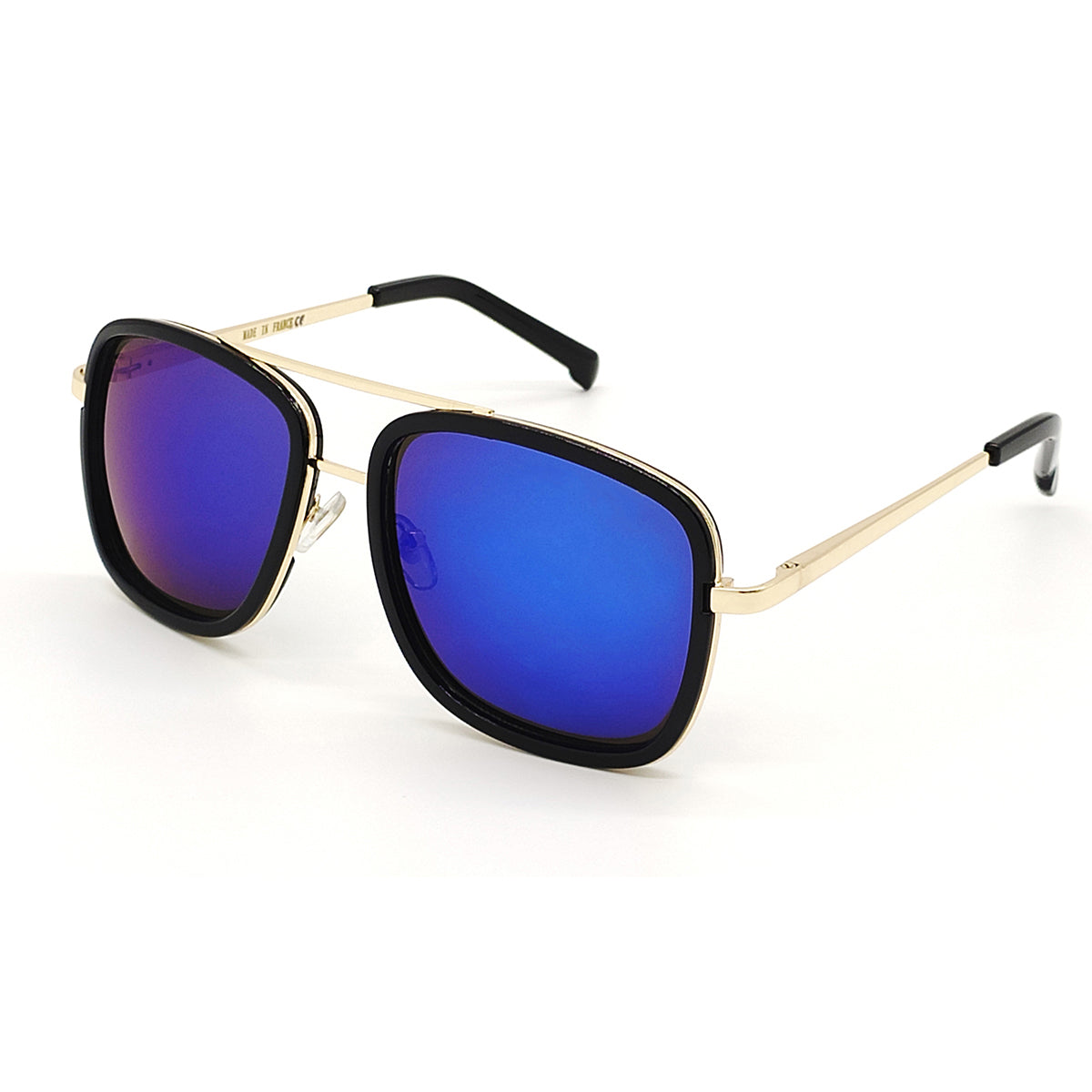 Blue HUMBLEE Square Sunglasses (SUN-LC-0652-BLU3GLD-LARGE) - SWASTIK CREATIONS The Trend Point SWASTIK CREATIONS The Trend Point