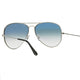 Purosangue 3026 Aviator Sunglasses (SUN-RN-3026-BLU2SIL-M)