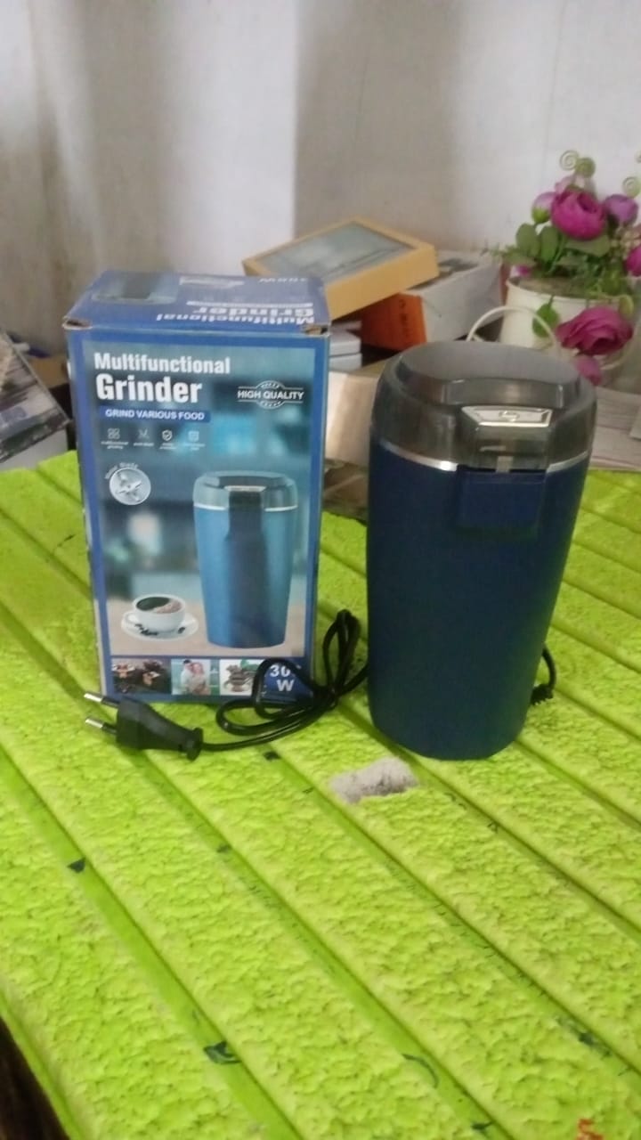 Stainless Steel Coffee Grinder Machine 300w (Multi Blades Grinder) SWASTIK CREATIONS The Trend Point