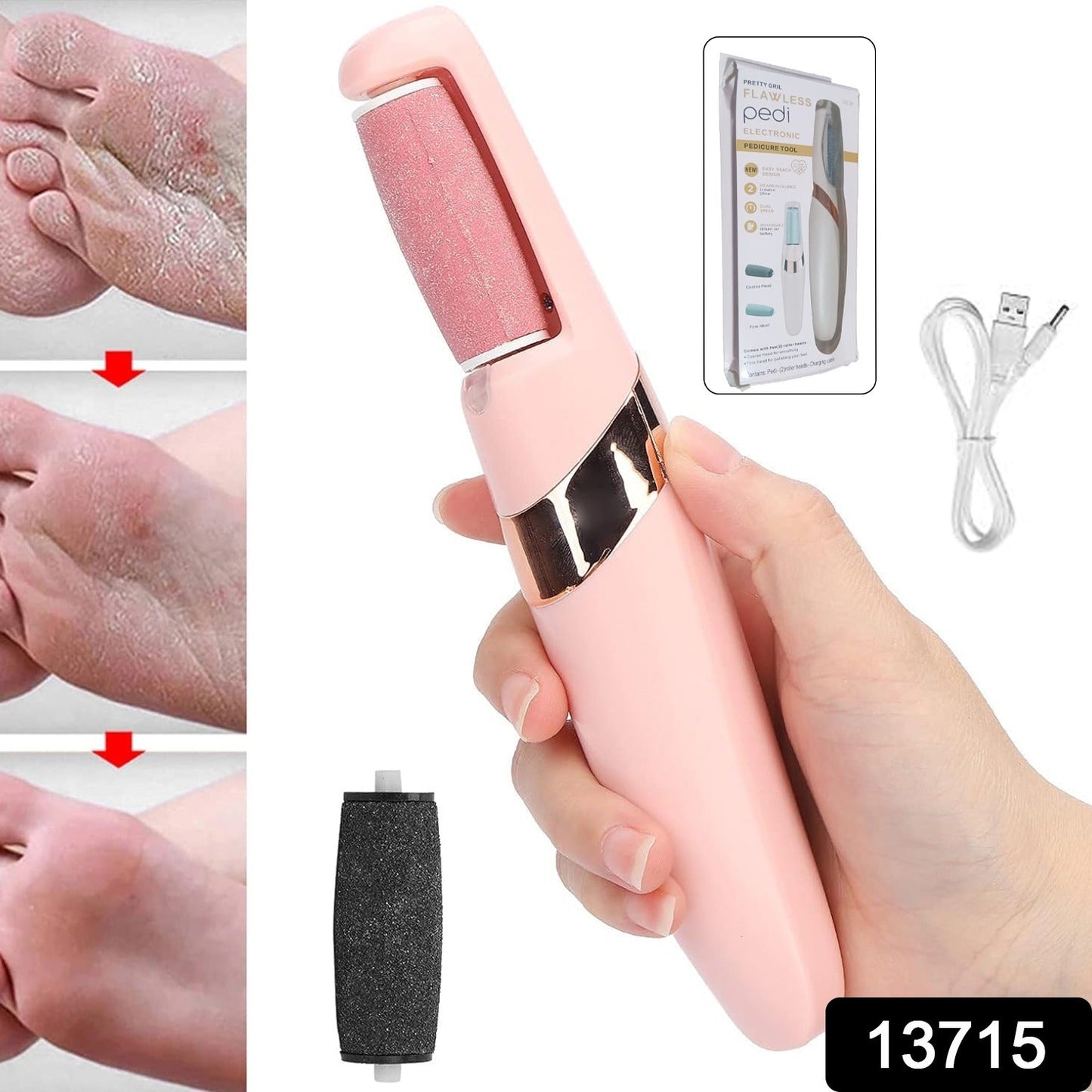 Flawless Pedi Electric Callus Remover SWASTIK CREATIONS The Trend Point