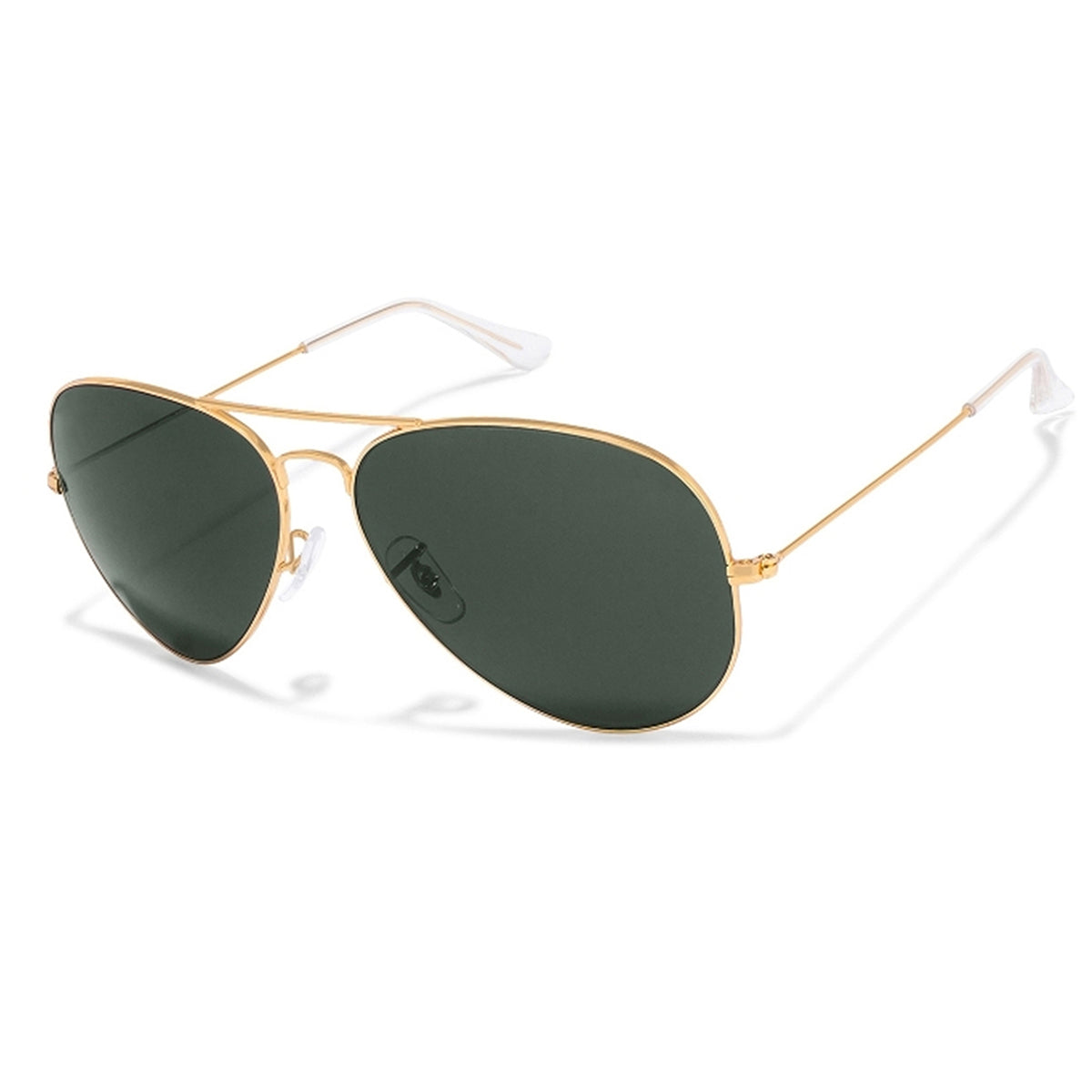 Purosangue 3026 Aviator Sunglasses (SUN-RN-3026-BLK1GLD-M) SWASTIK CREATIONS The Trend Point