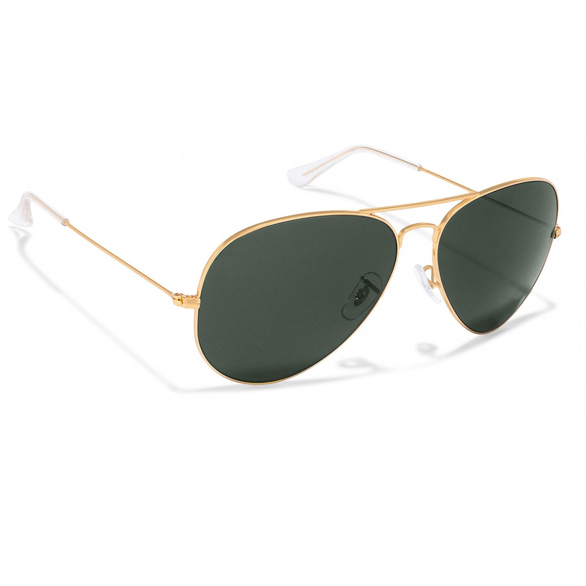 Purosangue 3026 Aviator Sunglasses (SUN-RN-3026-BLK1GLD-M) SWASTIK CREATIONS The Trend Point