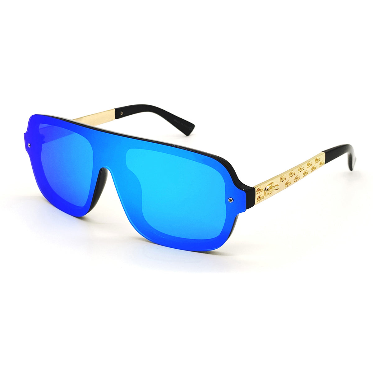 Aqua Blue HONEST Square Sunglasses (SUN-LC-0791-AQB3BLK) - SWASTIK CREATIONS The Trend Point SWASTIK CREATIONS The Trend Point