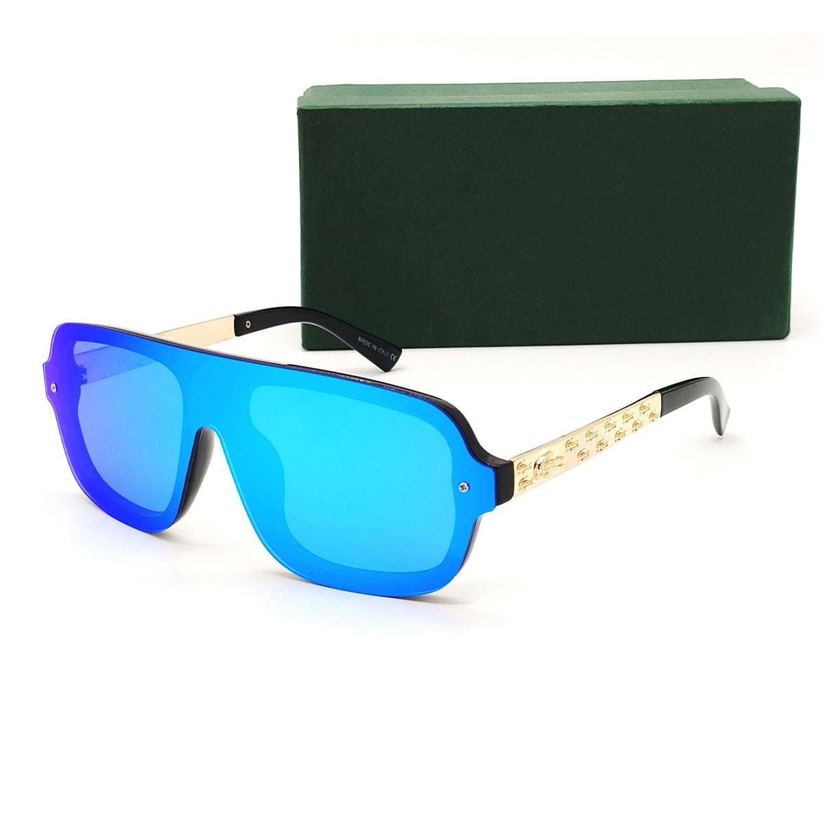 Aqua Blue HONEST Square Sunglasses (SUN-LC-0791-AQB3BLK) - SWASTIK CREATIONS The Trend Point SWASTIK CREATIONS The Trend Point