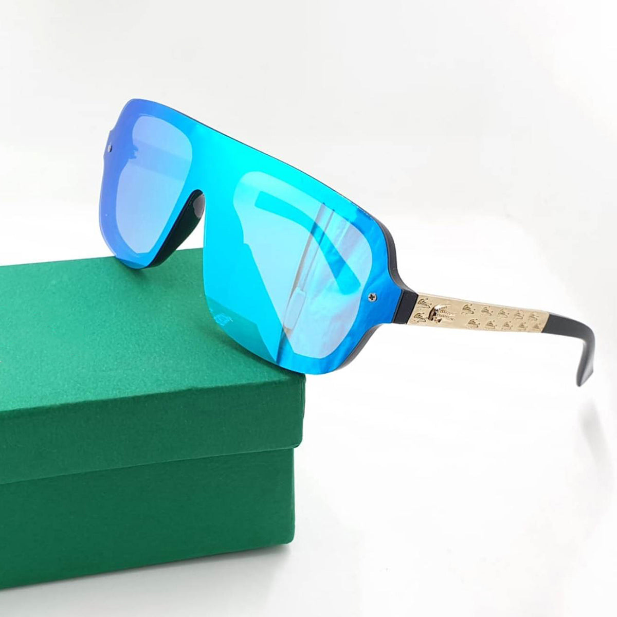 Aqua Blue HONEST Square Sunglasses (SUN-LC-0791-AQB3BLK) - SWASTIK CREATIONS The Trend Point SWASTIK CREATIONS The Trend Point