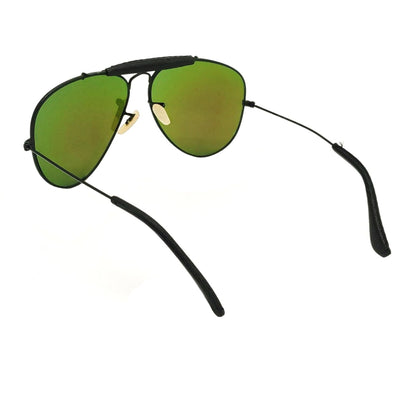 Aqua Blue Novaper Aviator Sunglasses (SUN-RN-3422-AQB3BLK-M)