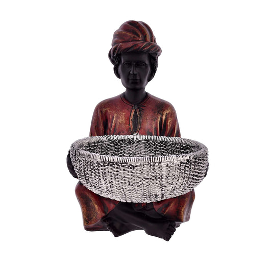 Swastik Trend Point Resin Modern Art Men Statue for Living Room and Home Decor, Showpiece for Living Room, Table Dcor