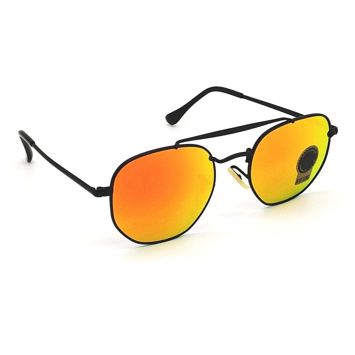 Daytona 3648 Square Sunglasses (SUN-RN-3648-ORG3BLK-M) SWASTIK CREATIONS The Trend Point