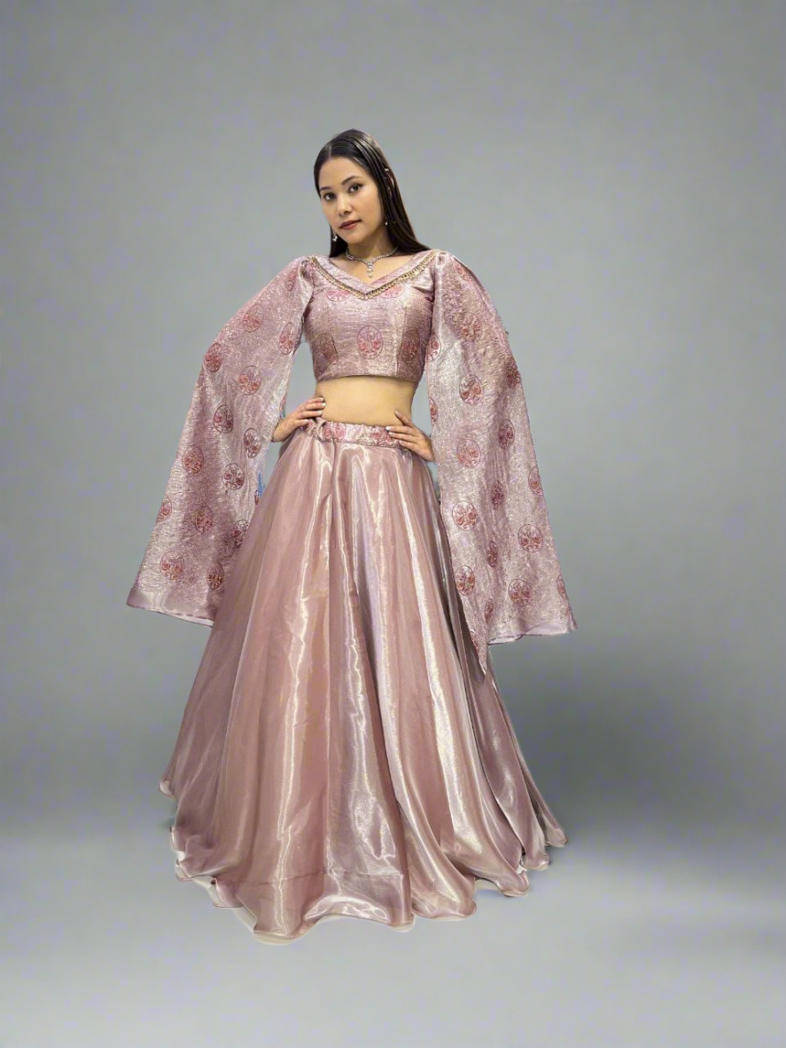 Heavy Jimmy Chu Lehenga (KESH406 619)