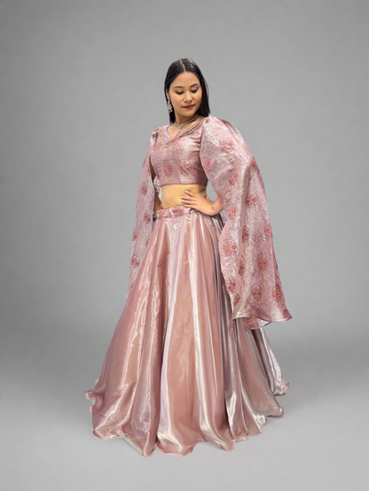 Heavy Jimmy Chu Lehenga (KESH406 619)