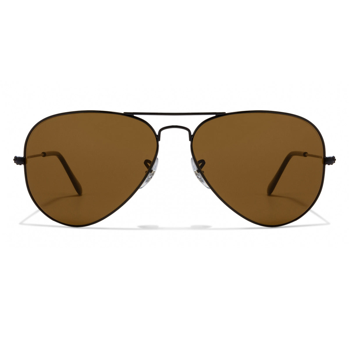 Purosangue 3026 Aviator Sunglasses (SUN-RN-3026-BRN1BLK-M) SWASTIK CREATIONS The Trend Point