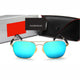 Blue Alicent Square Sunglasses (SUN-RN-1208-AQB3GLD-M)