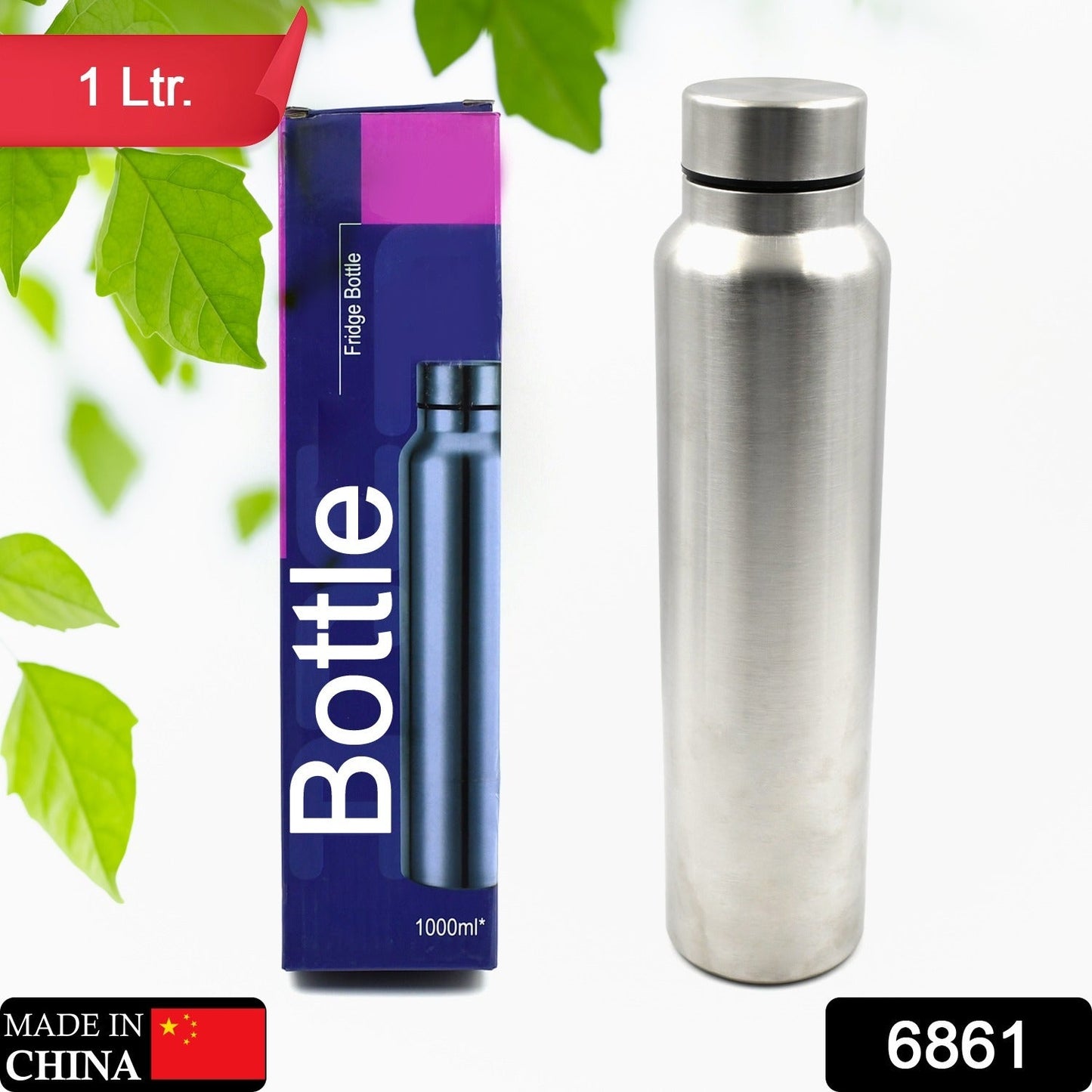 Stainless Steel Water Bottle, Fridge Water Bottle office / Gym / School 1000Ml SWASTIK CREATIONS The Trend Point