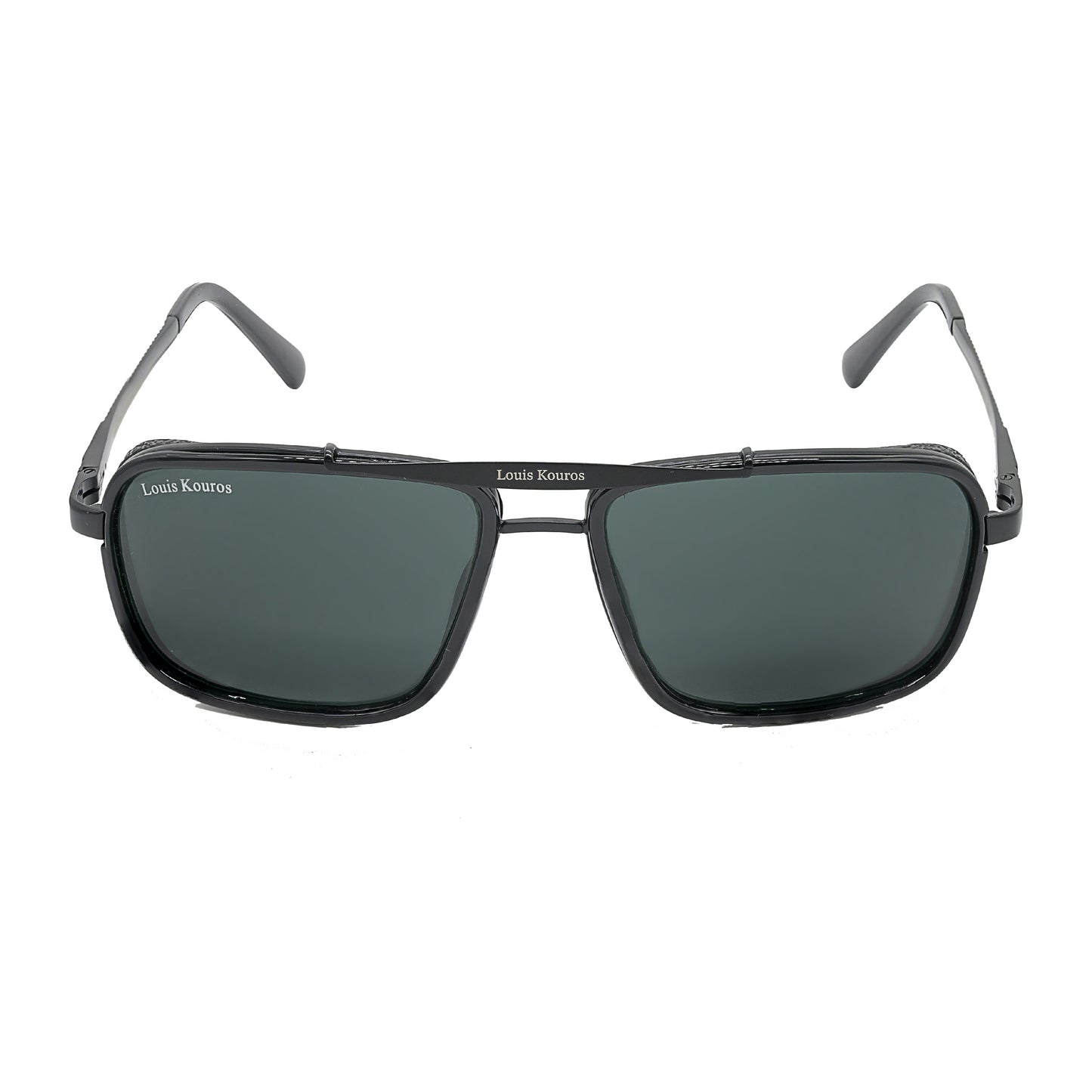 Black Cayenne Square Sunglasses (SUN-LK-4413-BLK1BLK-M) SWASTIK CREATIONS The Trend Point