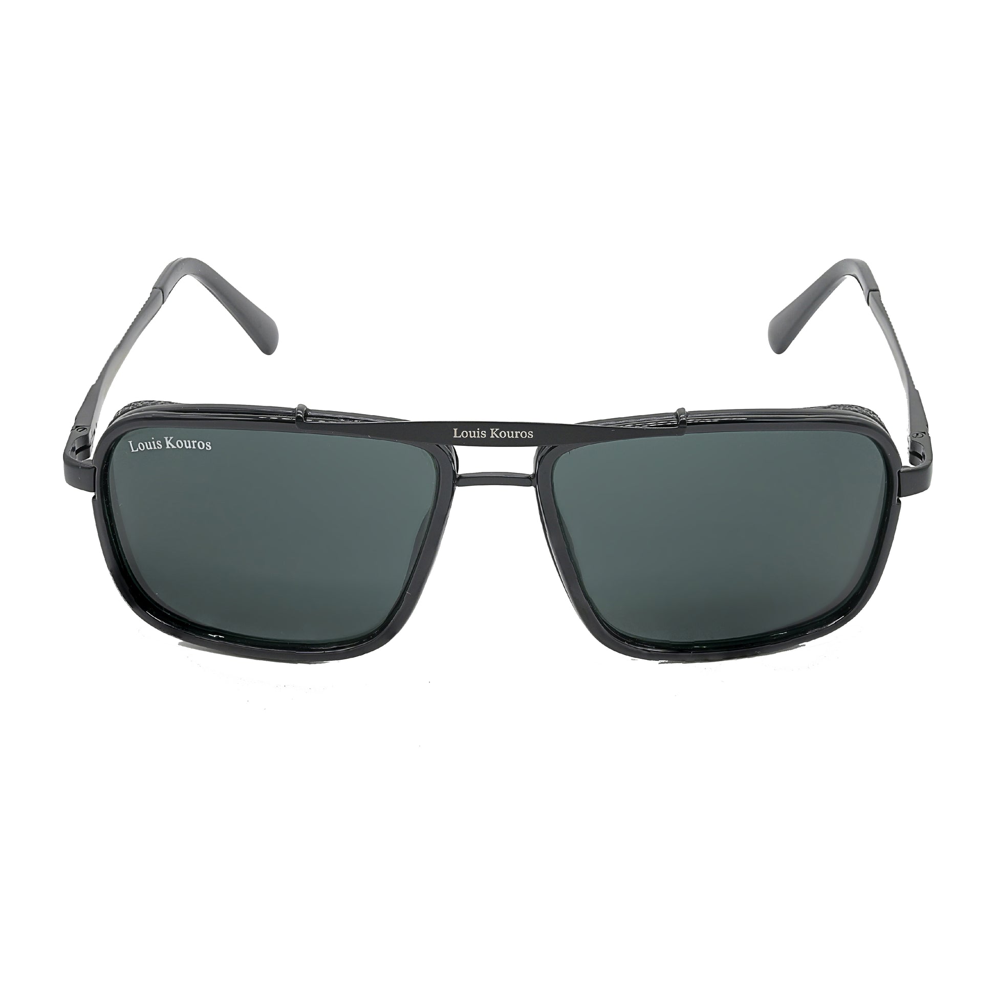 Black Cayenne Square Sunglasses (SUN-LK-4413-BLK1BLK-M)