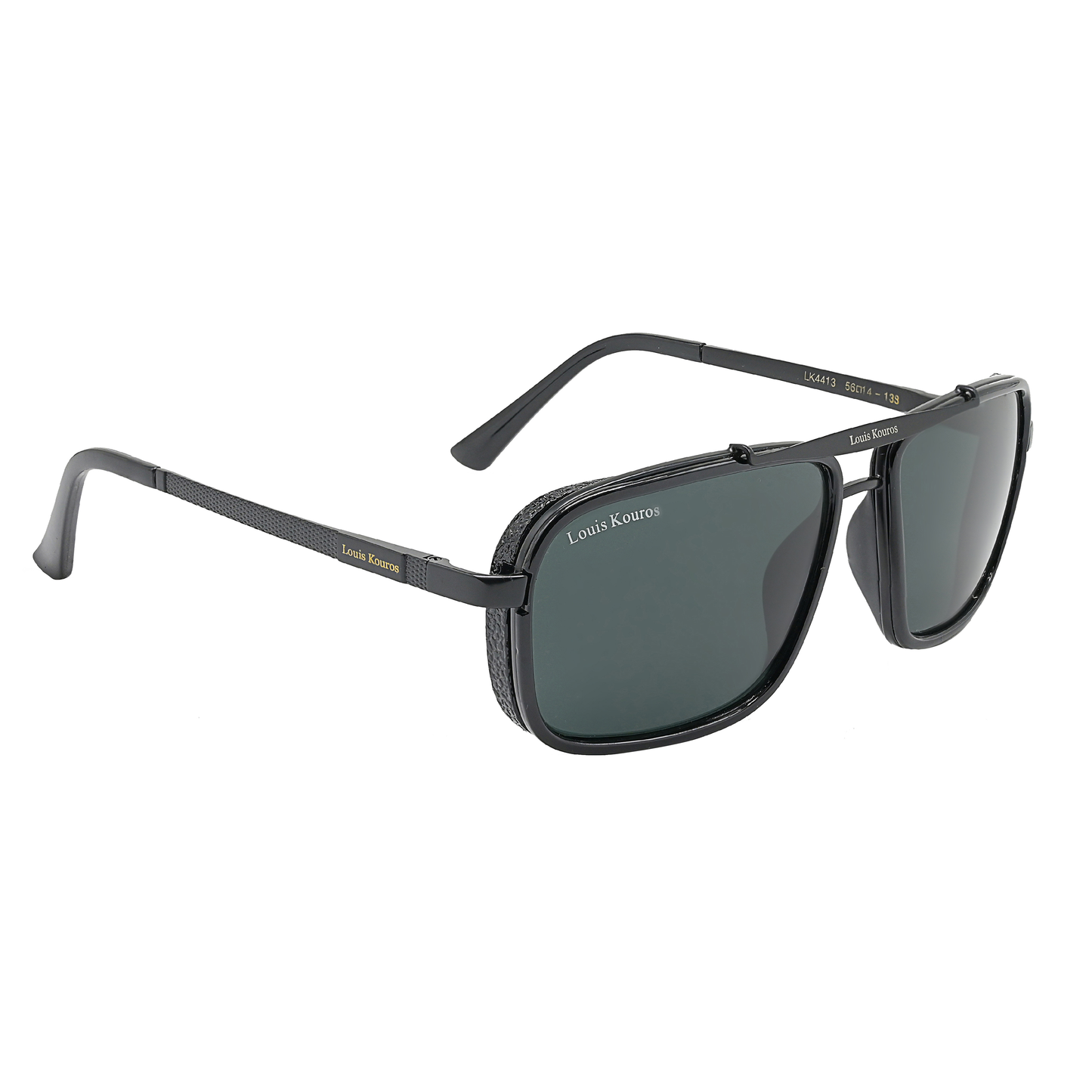 Black Cayenne Square Sunglasses (SUN-LK-4413-BLK1BLK-M) SWASTIK CREATIONS The Trend Point