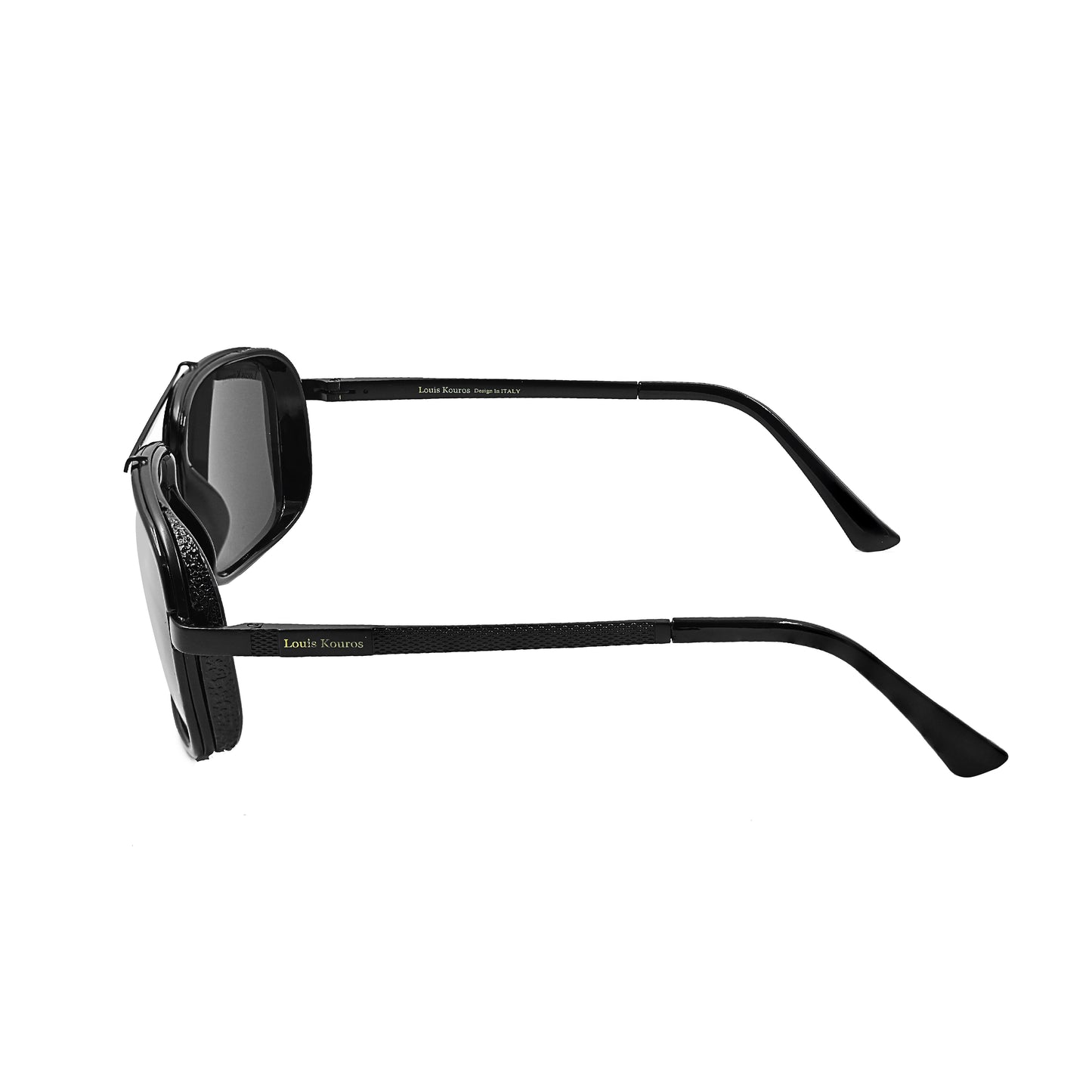 Black Cayenne Square Sunglasses (SUN-LK-4413-BLK1BLK-M) SWASTIK CREATIONS The Trend Point