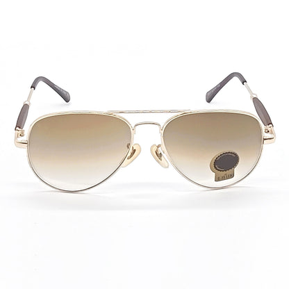 Brown Ancestral Aviator Sunglasses (SUN-RN-3517-BRN2GLD-M)