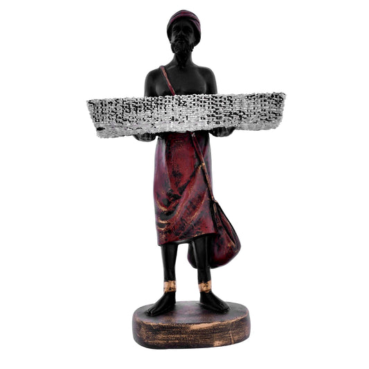 Swastik Trend Point Resin Modern Art Men Statue for Living Room and Home Decor, Showpiece for Living Room, Table Decor