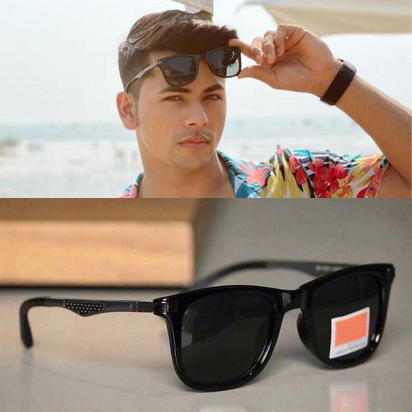 GODFATHER 4287 Square Sunglasses (SUN-RN-4287-BLK1BLK-M) SWASTIK CREATIONS The Trend Point