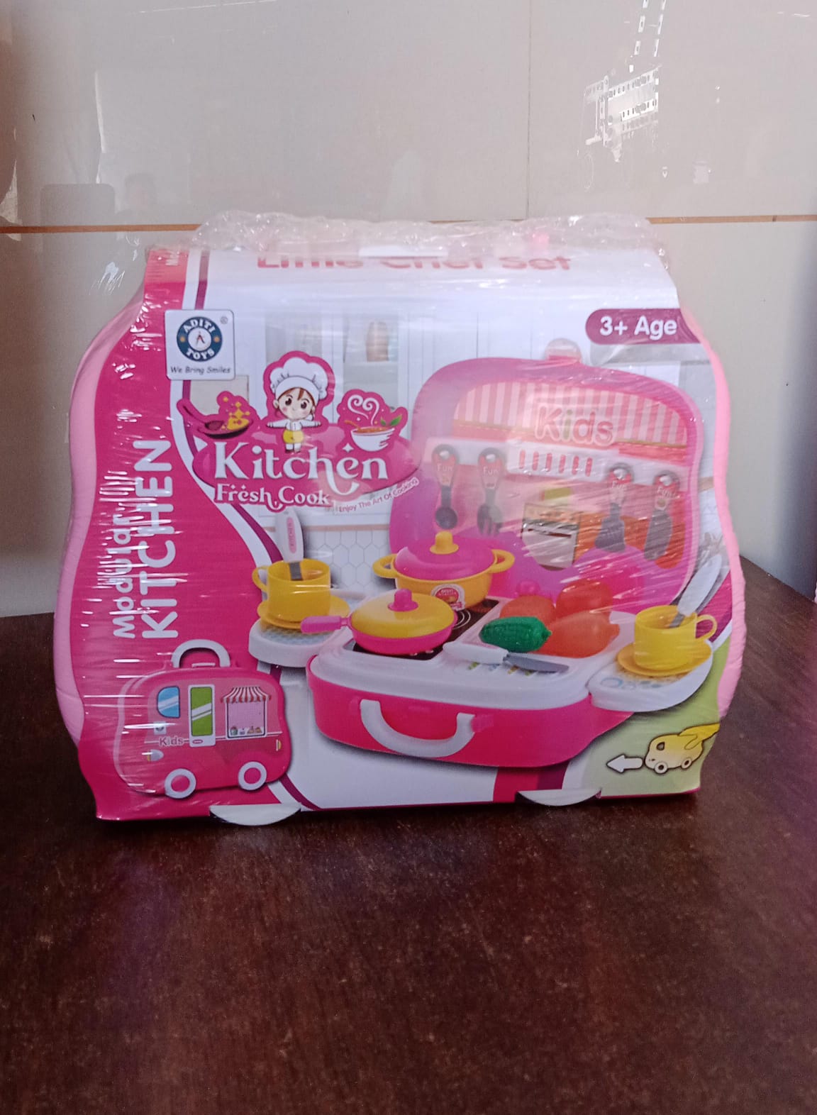 Kitchen Set for Kids Girls Pretend Play Toys Little (23 Pcs Set Approx) SWASTIK CREATIONS The Trend Point