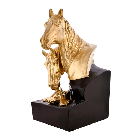 Swastik Trend Point Horse Face Statue for Home Decor Showpiece