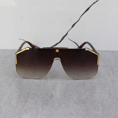 Brown California Square Sunglasses (SUN-GC-0291-BRN2GLD) - SWASTIK CREATIONS The Trend Point