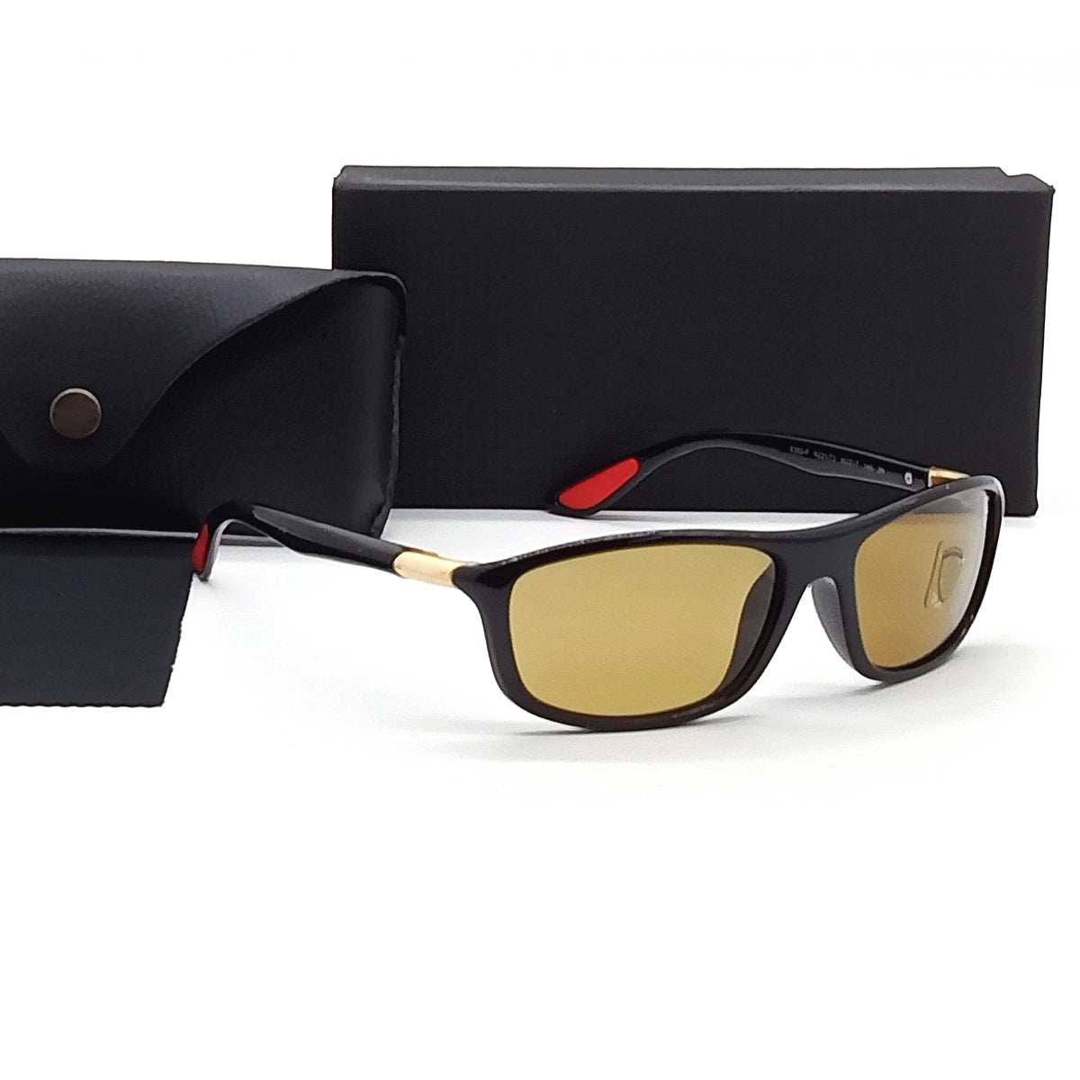 Monza RN8351 Wrap Around Sunglasses (SUN-RN-FR-8351-BRN1GLD-M)