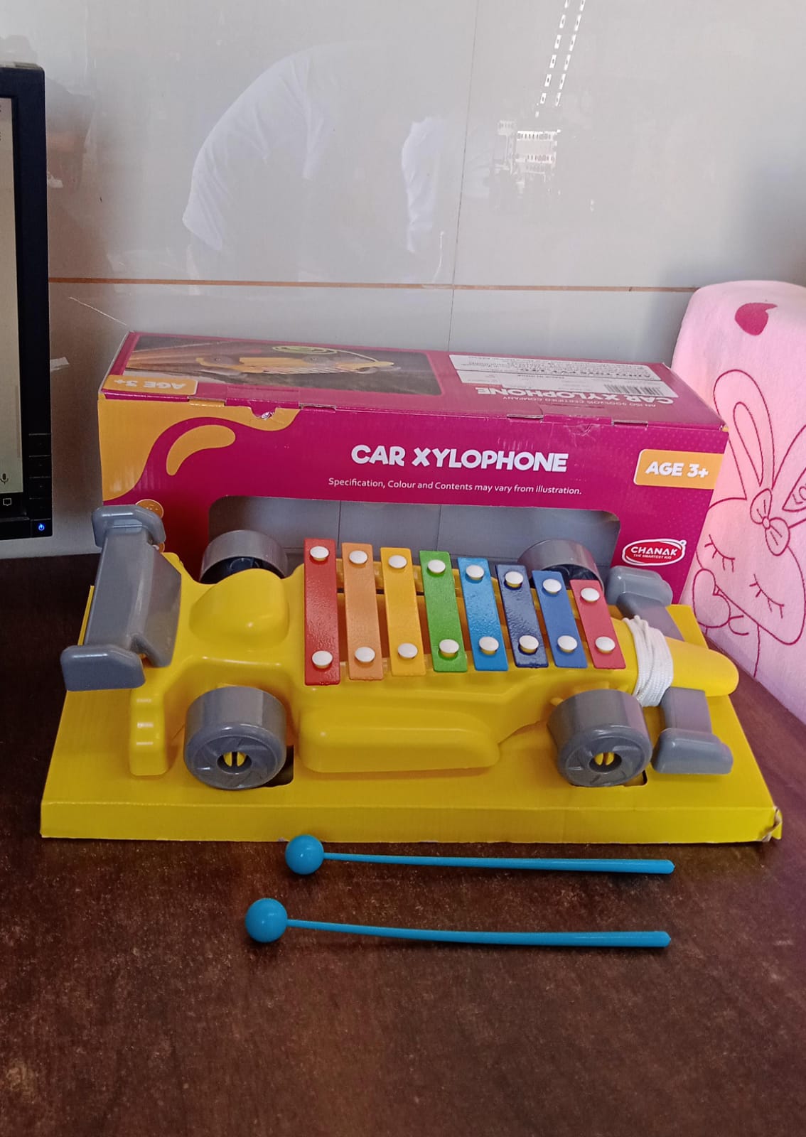 Musical Car Piano Xylophone Toy, Plastic Car Xylophone (1 Set) SWASTIK CREATIONS The Trend Point