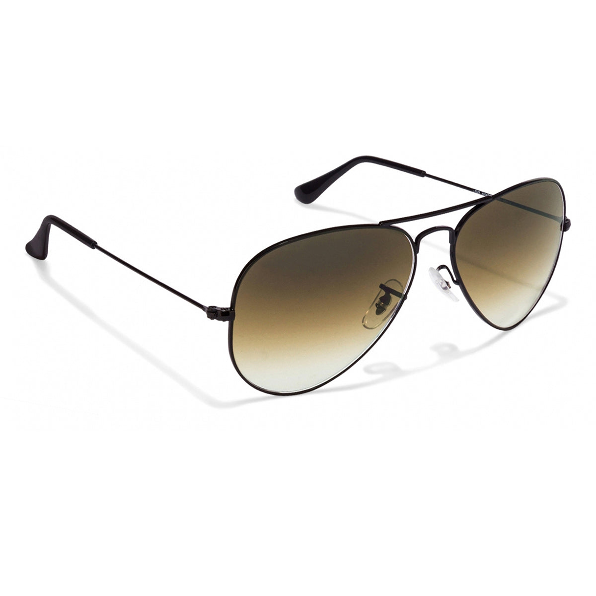 Purosangue 3026 Aviator Sunglasses (SUN-RN-3026-BRN2BLK-M) SWASTIK CREATIONS The Trend Point