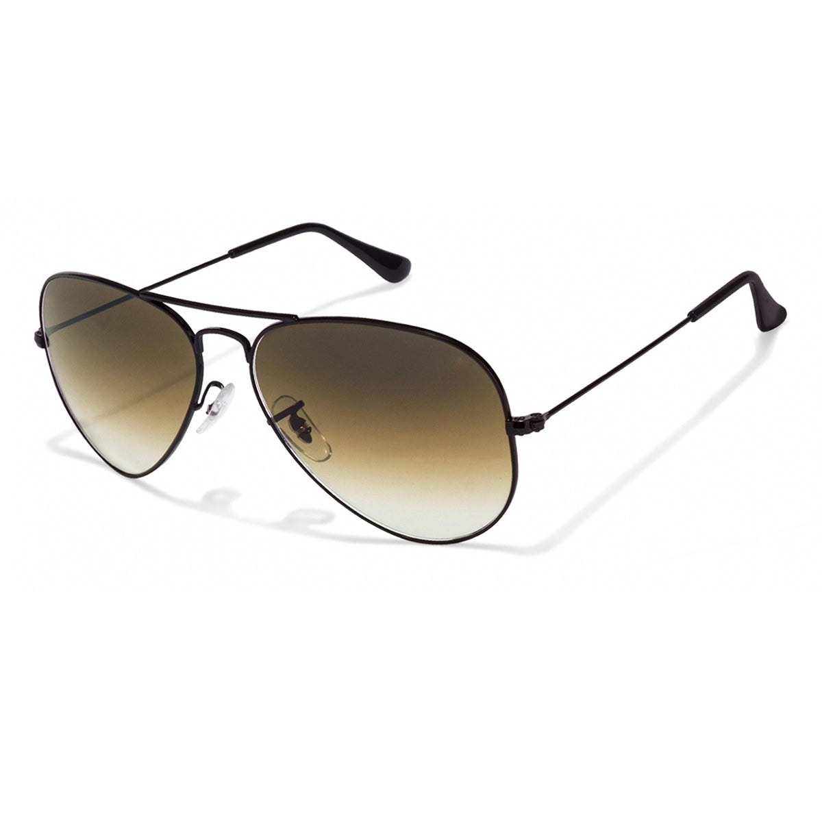 Purosangue 3026 Aviator Sunglasses (SUN-RN-3026-BRN2BLK-M) SWASTIK CREATIONS The Trend Point